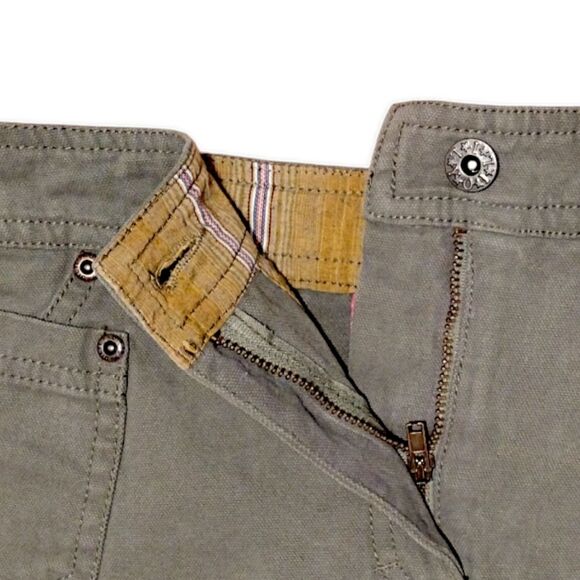 Oilily Green Cargo Pencil Skirt, Size US 8-10 / EU 40, Green with Red Detail - Picture 7 of 9